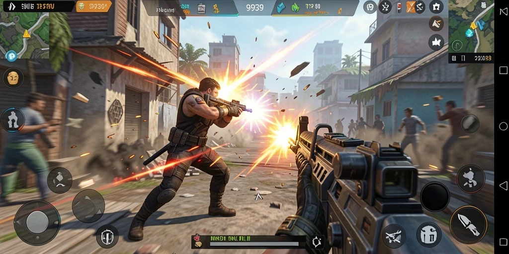 Screenshot gameplay TPS 9939 yang seru dan penuh aksi.