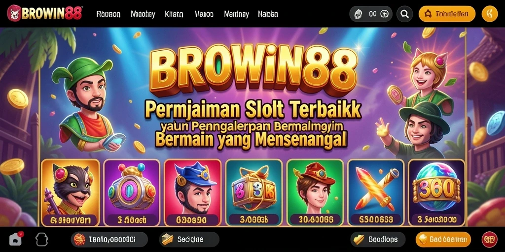 Tampilan gameplay menarik dari BROWIN88 yang memukau.