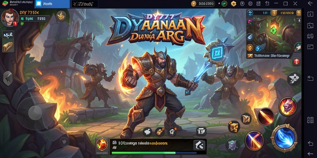 Tangkapan layar gameplay yang menampilkan pertempuran epik dan eksplorasi dunia ARPG.