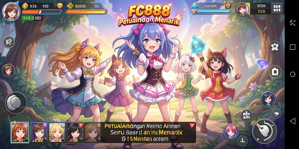 Gameplay seru FC888 dengan karakter anime yang menakjubkan.