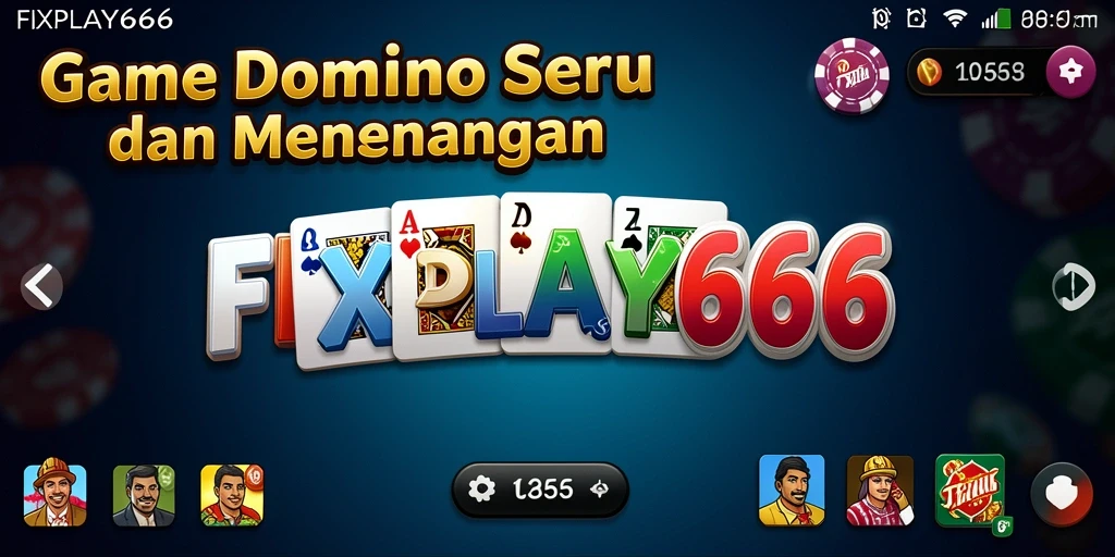 Tampilan gameplay menegangkan dari FIXPLAY666 dalam permainan Domino.