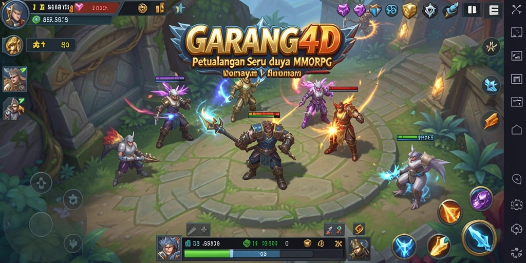 Tangkapan layar yang menampilkan aksi seru dalam gameplay GARANG4D.
