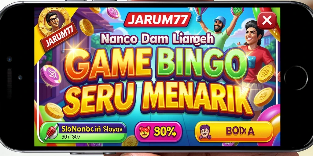 Tampilan gameplay seru dari JARUM77 saat bermain Bingo.