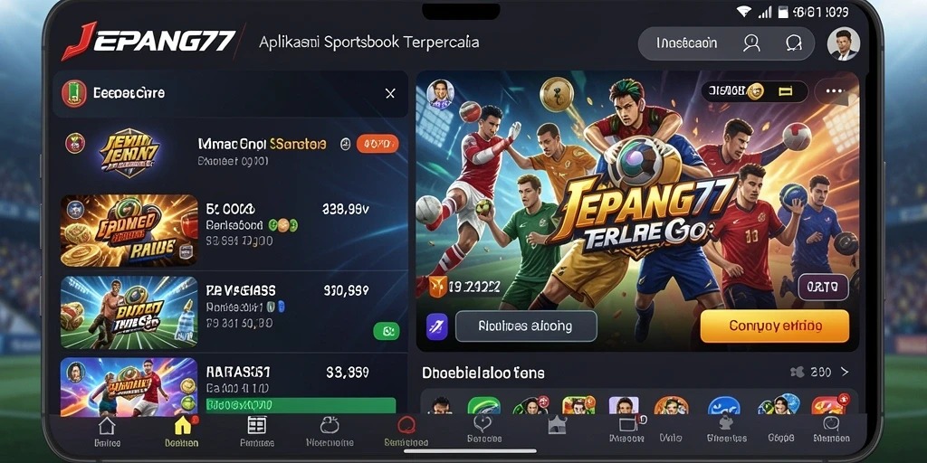 Screenshot JEPANG77 menampilkan pengalaman taruhan olahraga yang menarik.