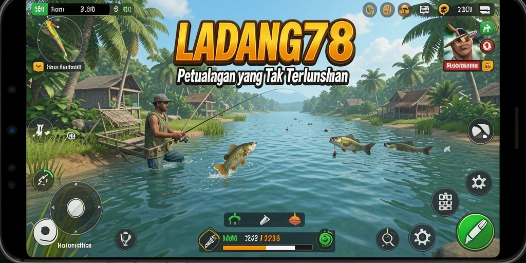 Tampilan screenshot LADANG78 menampilkan pengalaman memancing yang menakjubkan.