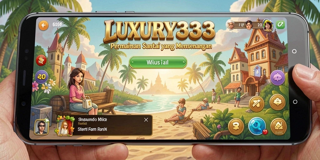 Screenshot LUXURY333 yang menunjukkan gameplay menarik dan seru.