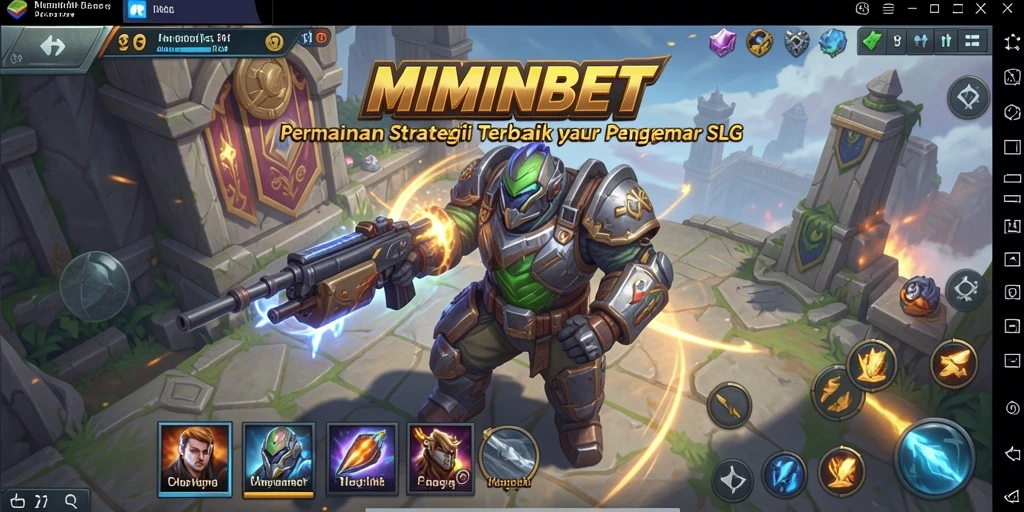 Tampilan gameplay menarik dari MIMINBET dalam membangun strategi SLG.