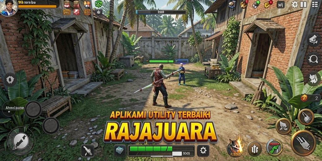 Tampilan layar utama RAJAJUARA yang menunjukkan berbagai fitur Utility.
