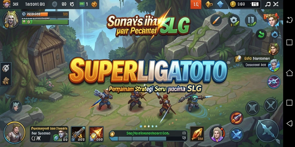 Tampilan gameplay menakjubkan dalam SUPERLIGATOTO.