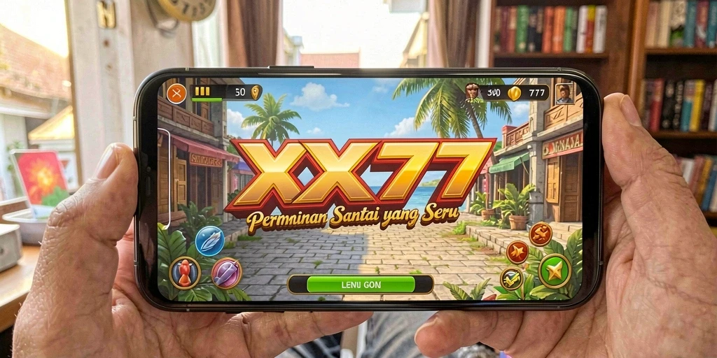 Tampilan gameplay seru dan penuh warna dari XXX777.